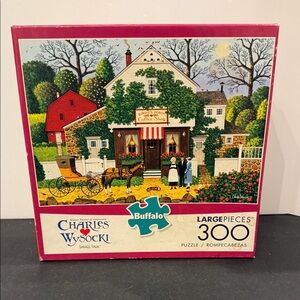 Buffalo Games Puzzles Charles Wysocki Small Talk 300 Large Piece SALE🔴3/$25!